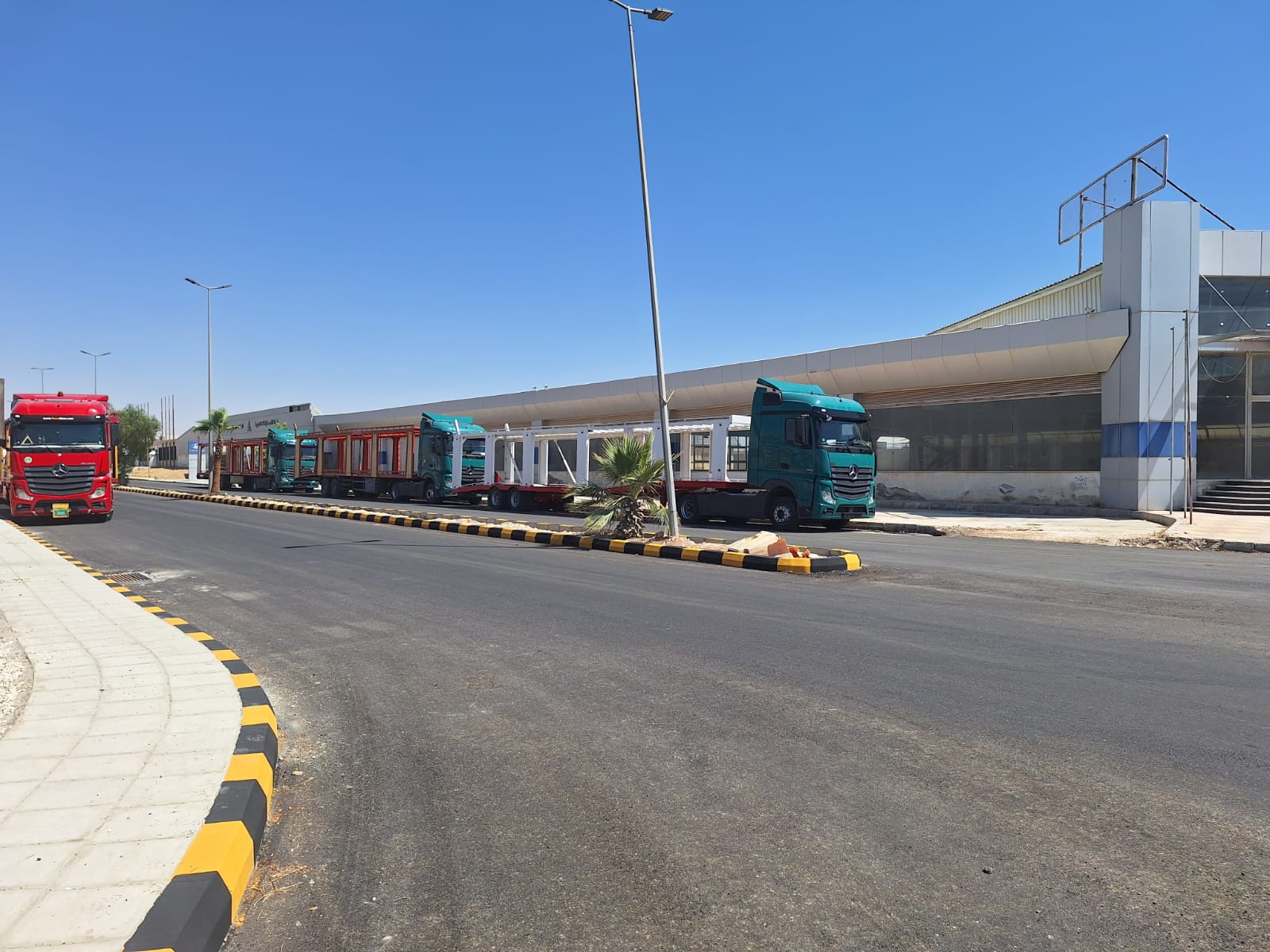 Parked Trucks